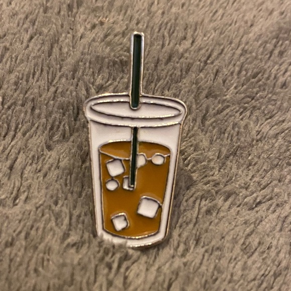 Jewelry - Iced coffee lapel pin